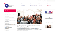 Desktop Screenshot of dfs.dk